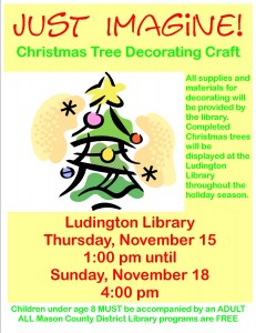 Holiday events at Ludington library