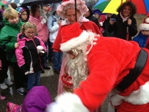 Santa Train in Ludington