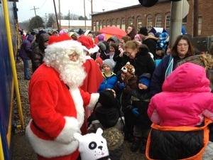 Santa Train in Scottville