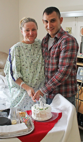 Hospitalization doesn’t stop couple from their wedding