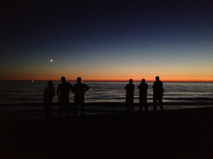 Witnesses report object falling into Lake Mich.