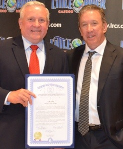 Rep. Franz honors Tim Allen for Pure Michigan