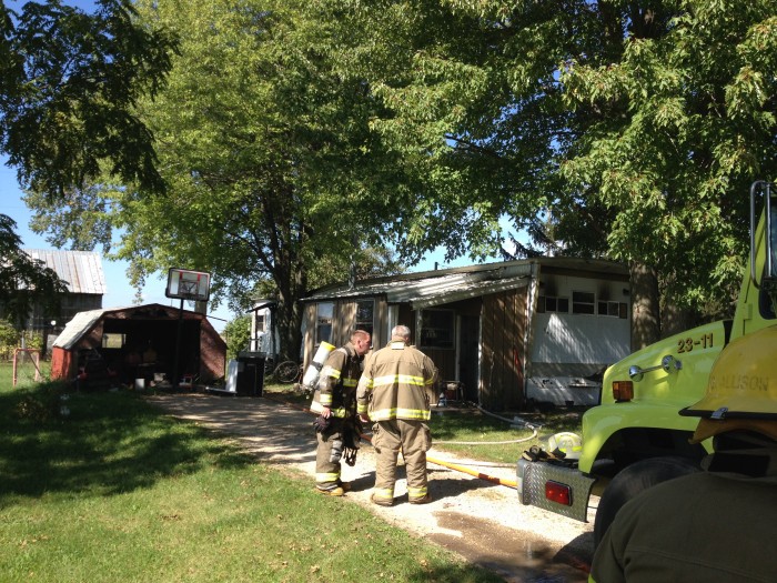 Fire damages Custer Twp. home