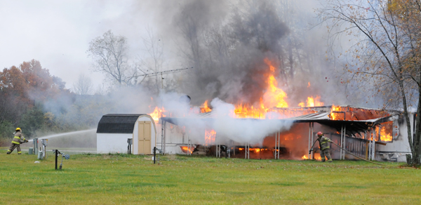 Home owner loses everything in trailer fire