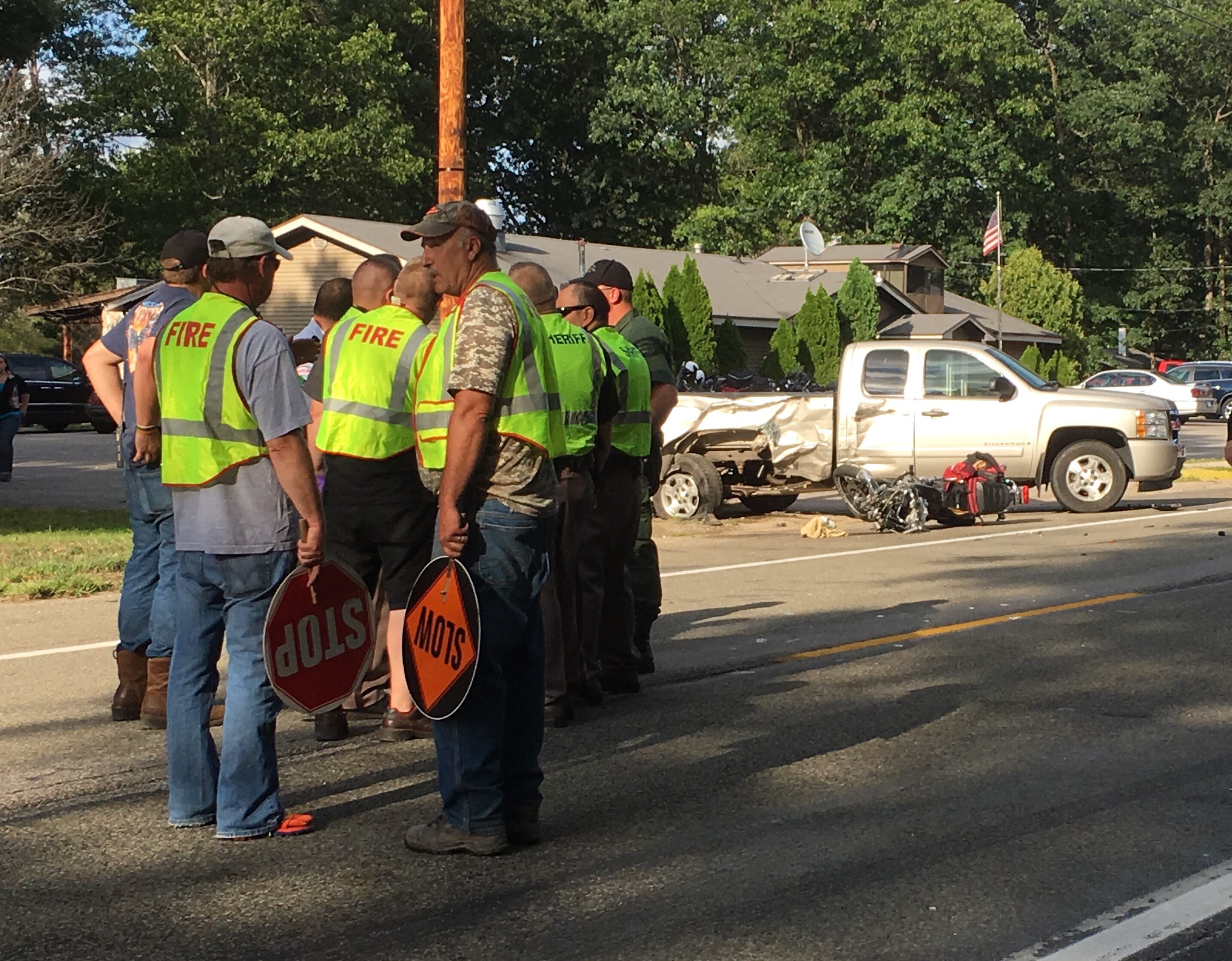 Motorcyclist injured in US 10 crash.