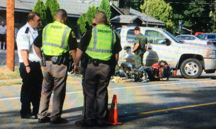 Motorcyclist, 26, remains hospitalized following crash; names released.