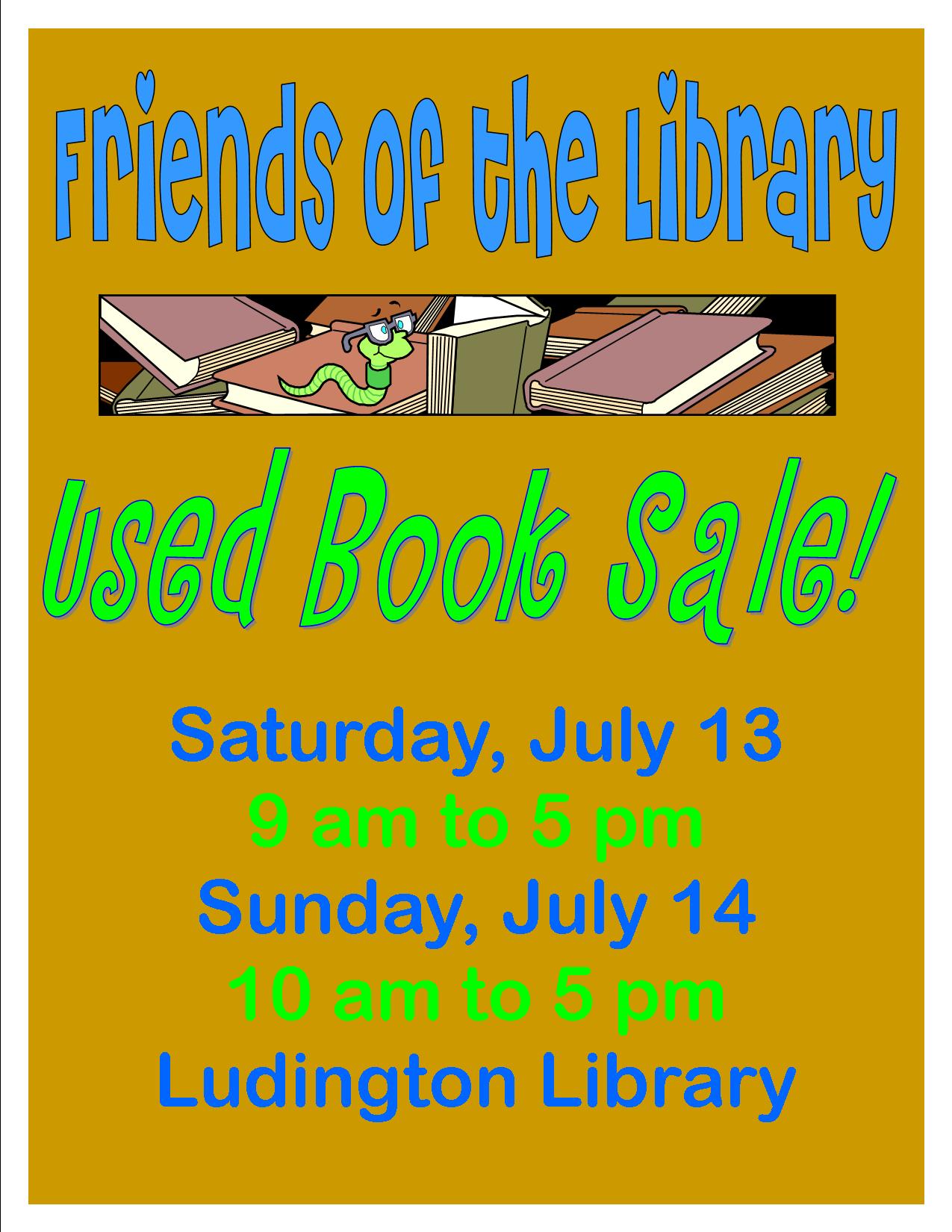 Ludington library used book sale this weekend | MasonCountyPress.com