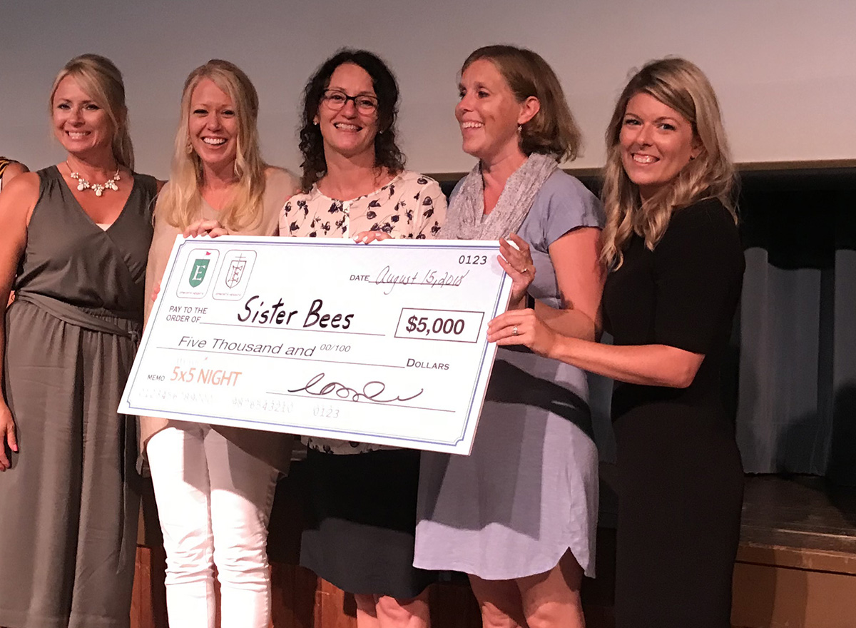 Sister Bees wins Epworth 5×5 Momentum prize. | MasonCountyPress.com