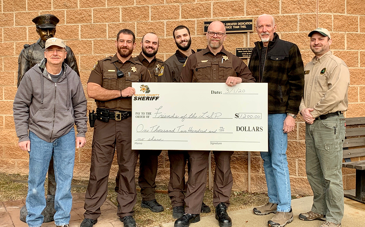 Sheriff’s Department Personnel Donate To Friends Of Ludington State ...